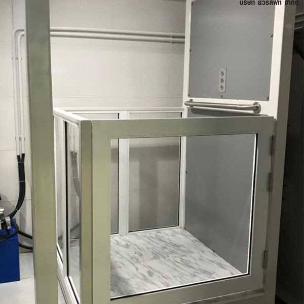 ติดตั้งลิฟท์ครึ่งท่อนรุ่นพิเศษ ที่ กรุงเทพฯ (พระโขนง)