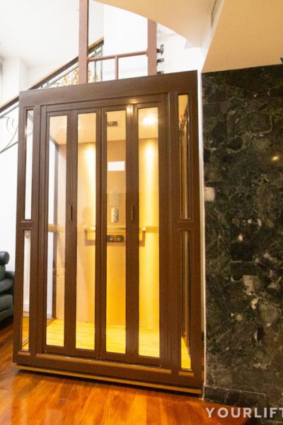 ผลงานการติดตั้งลิฟท์บ้าน ที่ ย่านนนทบุรี