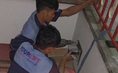 ผลงานการติดตั้งลิฟท์บ้านแบบมาตรฐาน ที่จังหวัดอุบลราชธานี