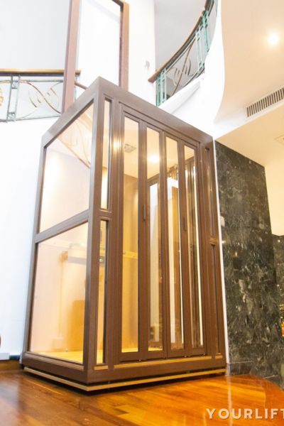 ผลงานการติดตั้งลิฟท์บ้าน ที่ ย่านนนทบุรี