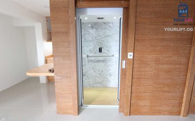 ผลงานติดตั้งลิฟท์บ้านแบบมาตรฐาน ที่เขตสาทร กรุงเทพฯ