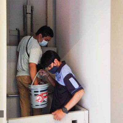 Service ลิฟท์บ้านแบบครึ่งท่อน ที่ เขาใหญ่