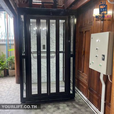 ผลงานการติดตั้งลิฟท์บ้าน 3 ชั้น ที่ย่านซอยอินทามระ กรุงเทพฯ
