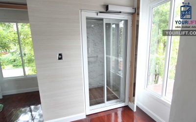 ผลงานติดตั้งลิฟท์บ้านแบบมาตรฐาน ที่หมู่บ้านเดอะซิตี้ เขตภาษีเจริญ กรุงเทพฯ