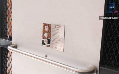 ผลงานการติดตั้งลิฟท์บ้านแบบครึ่งท่อน ที่ โรงแรมบลูสกาย (พัทยาเหนือ)