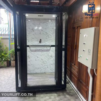 ผลงานการติดตั้งลิฟท์บ้าน 3 ชั้น ที่ย่านซอยอินทามระ กรุงเทพฯ