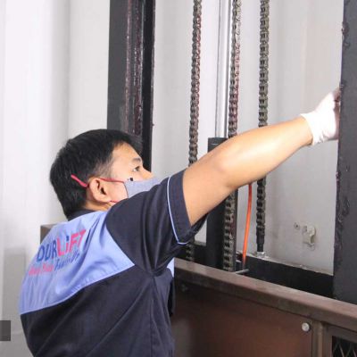 Service ลิฟท์บ้านแบบครึ่งท่อน ที่ เยาวราช