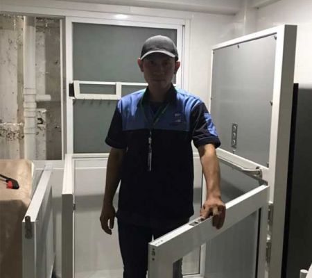 ตัวอย่างลิฟท์บ้านครึ่งท่อน SPECIAL SERIES พระโขนง กรุงเทพมหานคร