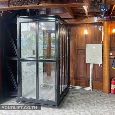 ผลงานการติดตั้งลิฟท์บ้าน 3 ชั้น ที่ย่านซอยอินทามระ กรุงเทพฯ