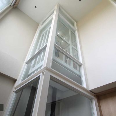 ผลงานการติดตั้งลิฟท์บ้านแบบเต็มตัว ที่ พระราม 9