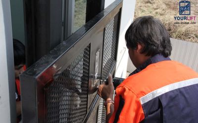 ติดตั้งลิฟท์ครึ่งท่อน 2ชั้น ที่ นนทบุรี (บางบัวทอง)