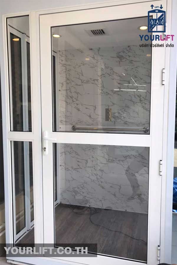 ผลงานการติดตั้งลิฟท์บ้านรุ่นมาตรฐาน ที่ กรุงเทพฯ (สาทร)