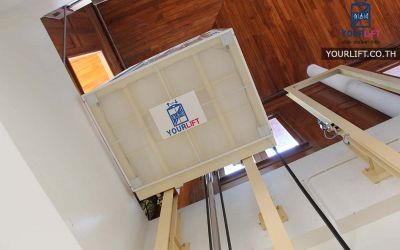 ผลงานการติดตั้งลิฟท์บ้าน แบบมาตรฐาน ที่วัดชัยฉิมพลี (เพชรเกษม)