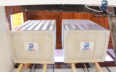 ผลงานการติดตั้งลิฟท์บ้าน แบบมาตรฐาน ที่วัดชัยฉิมพลี (เพชรเกษม)