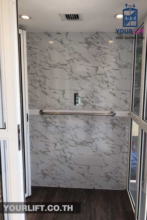 ผลงานการติดตั้งลิฟท์บ้านรุ่นมาตรฐาน ที่ กรุงเทพฯ (สาทร)