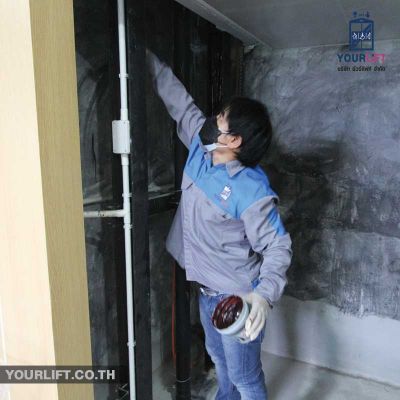 ผลงานการติดตั้งลิฟท์บ้าน ที่ นครพนม