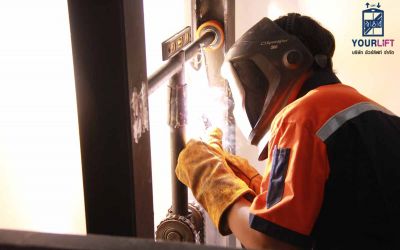 ผลงานการติดตั้งลิฟท์บ้าน แบบมาตรฐาน 4 ชั้น ที่จังหวัดเพชรบุรี (ชะอำ)