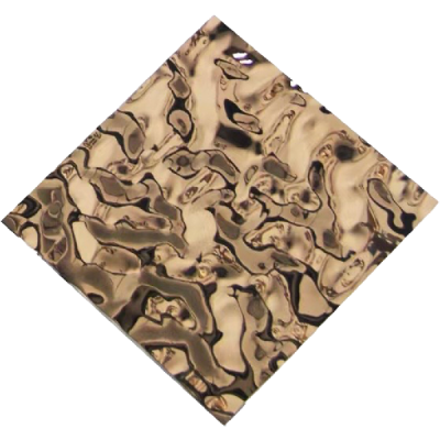 แผ่นอลูมิเนียมแบบ Middle สีโรสโกลด์