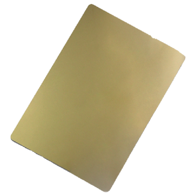 แผ่นอลูมิเนียมแบบเรียบ สีแชมเปญ