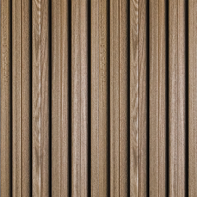 แผ่นไม้ระแนง ลอนเล็ก น้ำตาลอ่อน