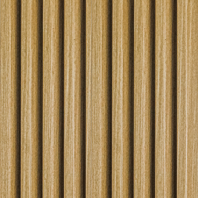 แผ่นไม้ระแนง ลอนเล็ก เหลืองทอง