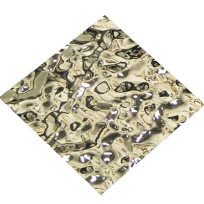 แผ่นอลูมิเนียมแบบ Middle สีทอง