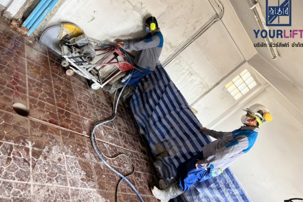การเตรียมหน้างาน สำหรับติดตั้งลิฟท์บ้าน