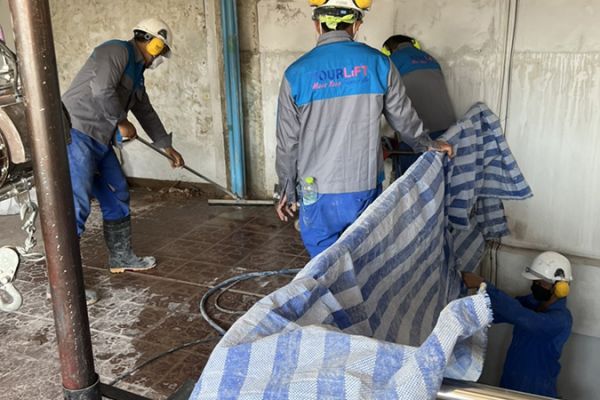 การเตรียมหน้างาน สำหรับติดตั้งลิฟท์บ้าน