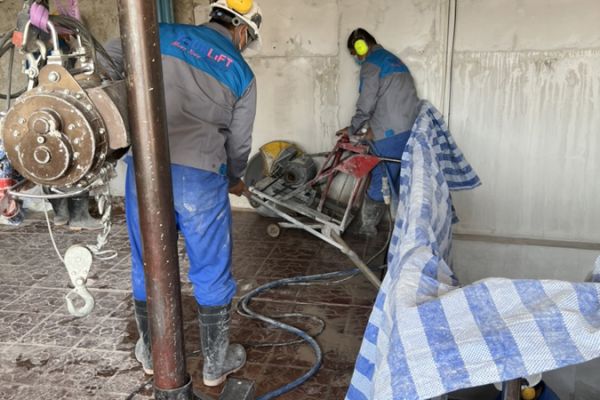 การเตรียมหน้างาน สำหรับติดตั้งลิฟท์บ้าน