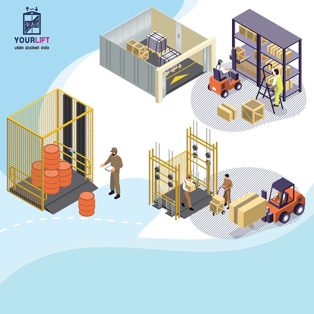 ลิฟท์สำหรับขนส่งสินค้าขนาดใหญ่