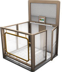 ลิฟท์บ้านแบบครึ่งท่อน