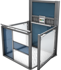 ลิฟท์บ้านแบบครึ่งท่อน