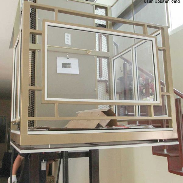 ติดตั้งลิฟท์ครึ่งท่อน 2 ชั้น ที่ กรุงเทพฯ (วัชรพล)